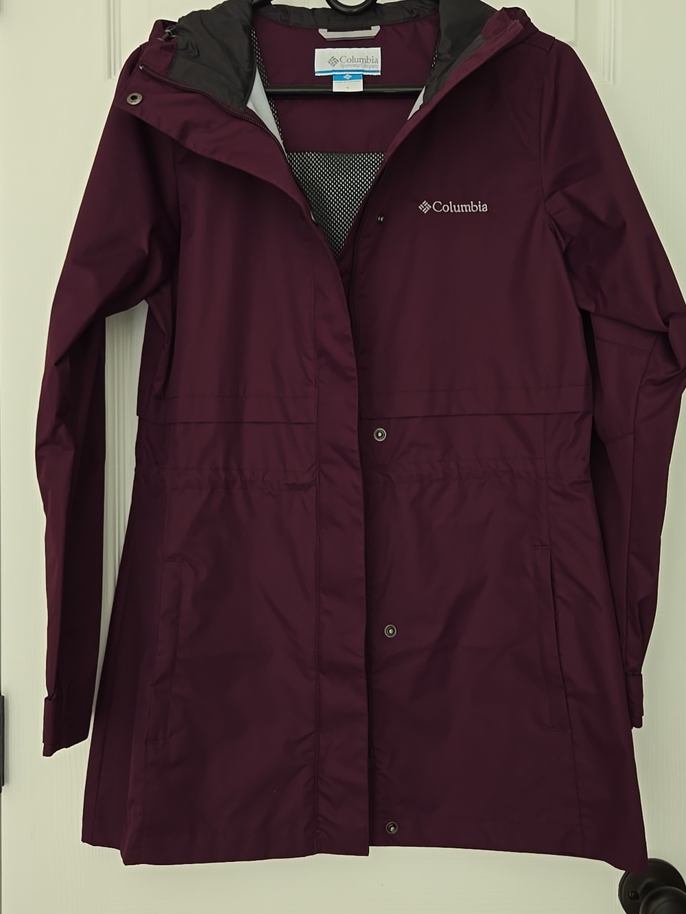 Columbia Women's Burgundy Hooded Trench Coat - NWOT